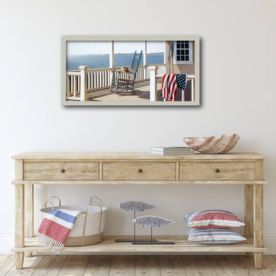 Courtside Market® Celebrate 250™ 12" x 24" Wounded Warrior Project® Independence Framed Canvas